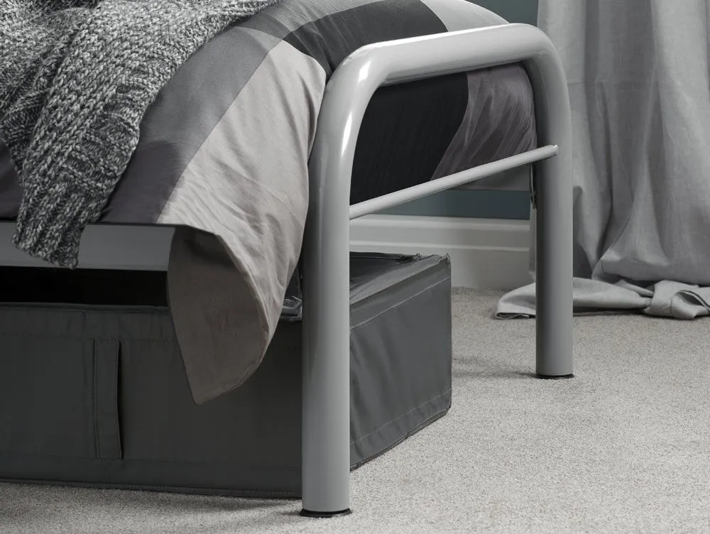 Birlea Furniture & Beds Birlea Solo 3ft Single Silver Metal Bed Frame