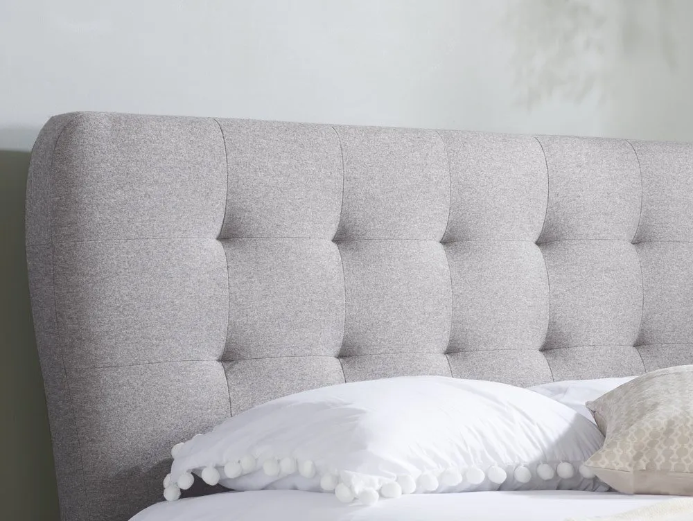 Birlea Birlea Stockholm Grey Fabric Bed Frame