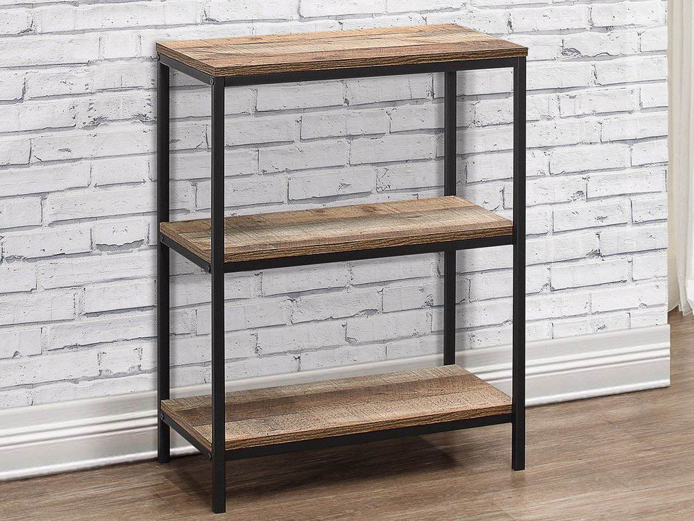 Birlea Birlea Urban Rustic 3 Tier Bookcase (Flat Packed)