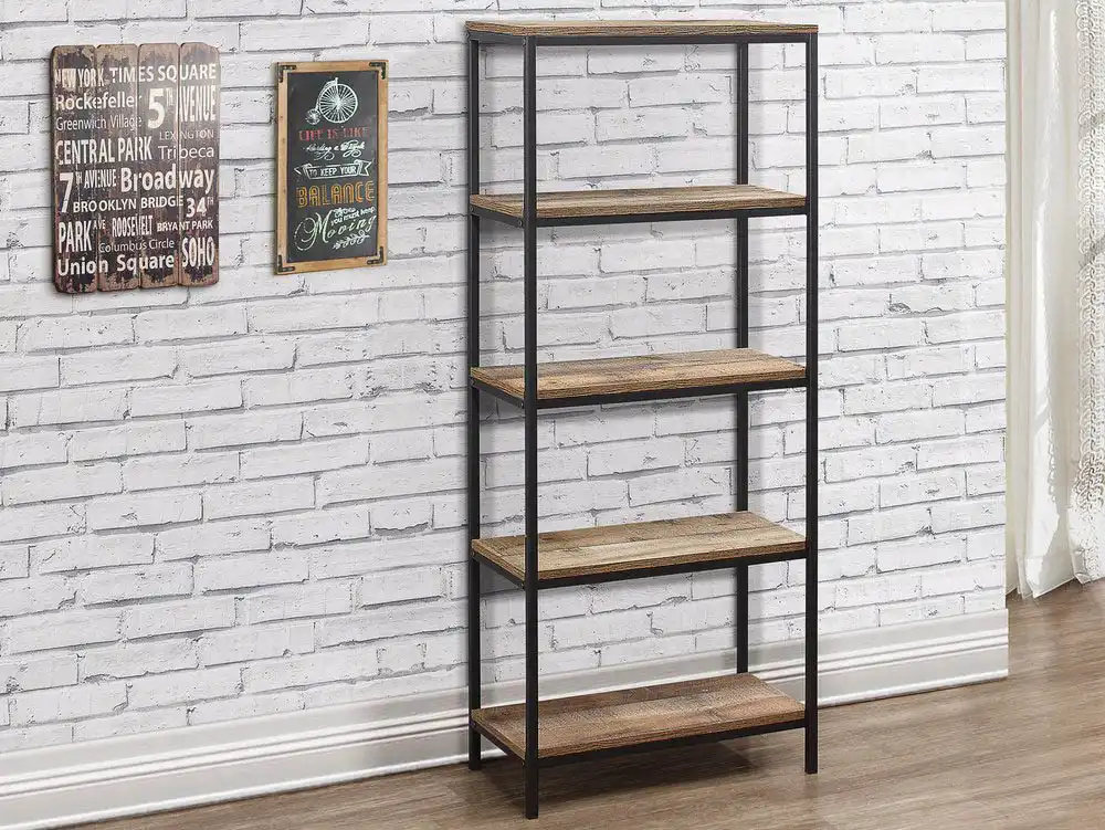 Birlea Furniture & Beds Birlea Urban Rustic 5 Tier Bookcase
