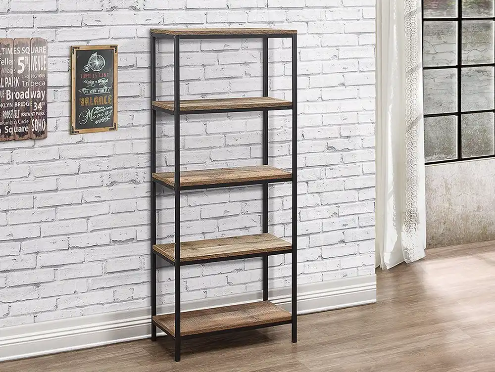Birlea Birlea Urban Rustic 5 Tier Bookcase