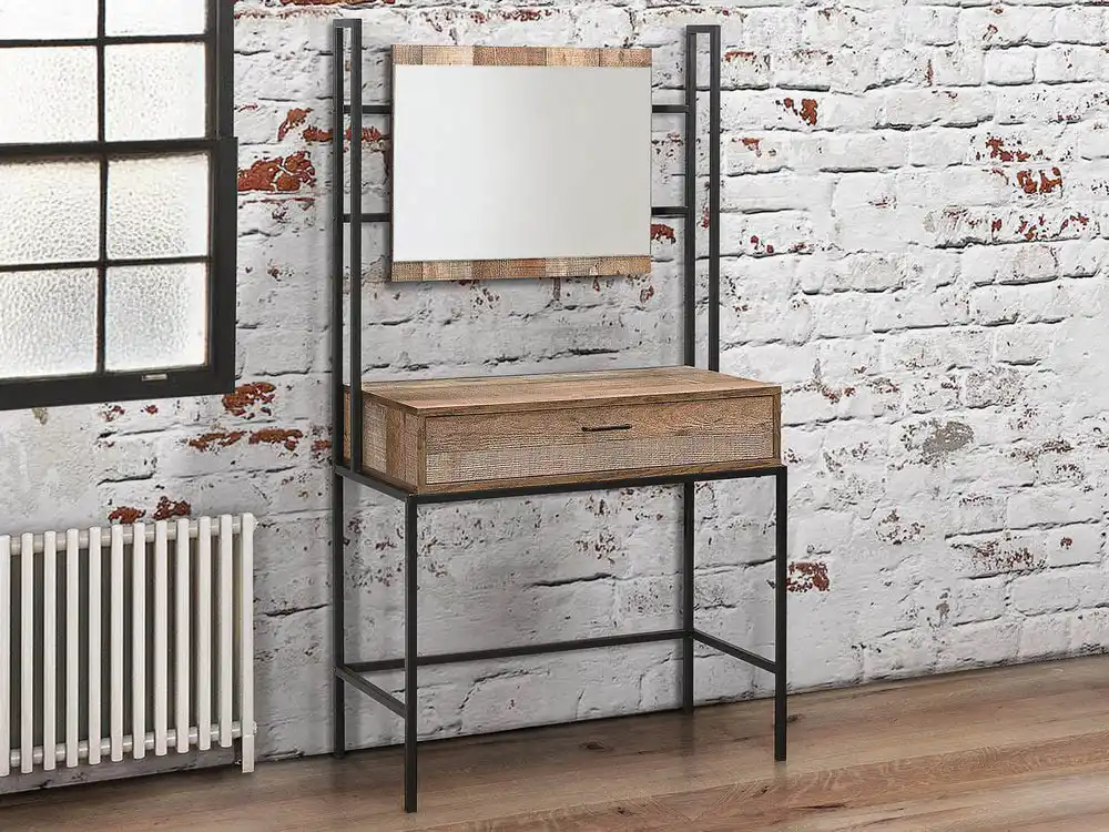 Rustic wood dressing table deals