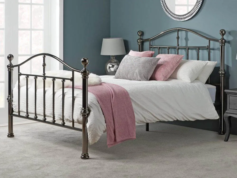 Birlea Birlea Victoria Black Nickel Metal Bed Frame