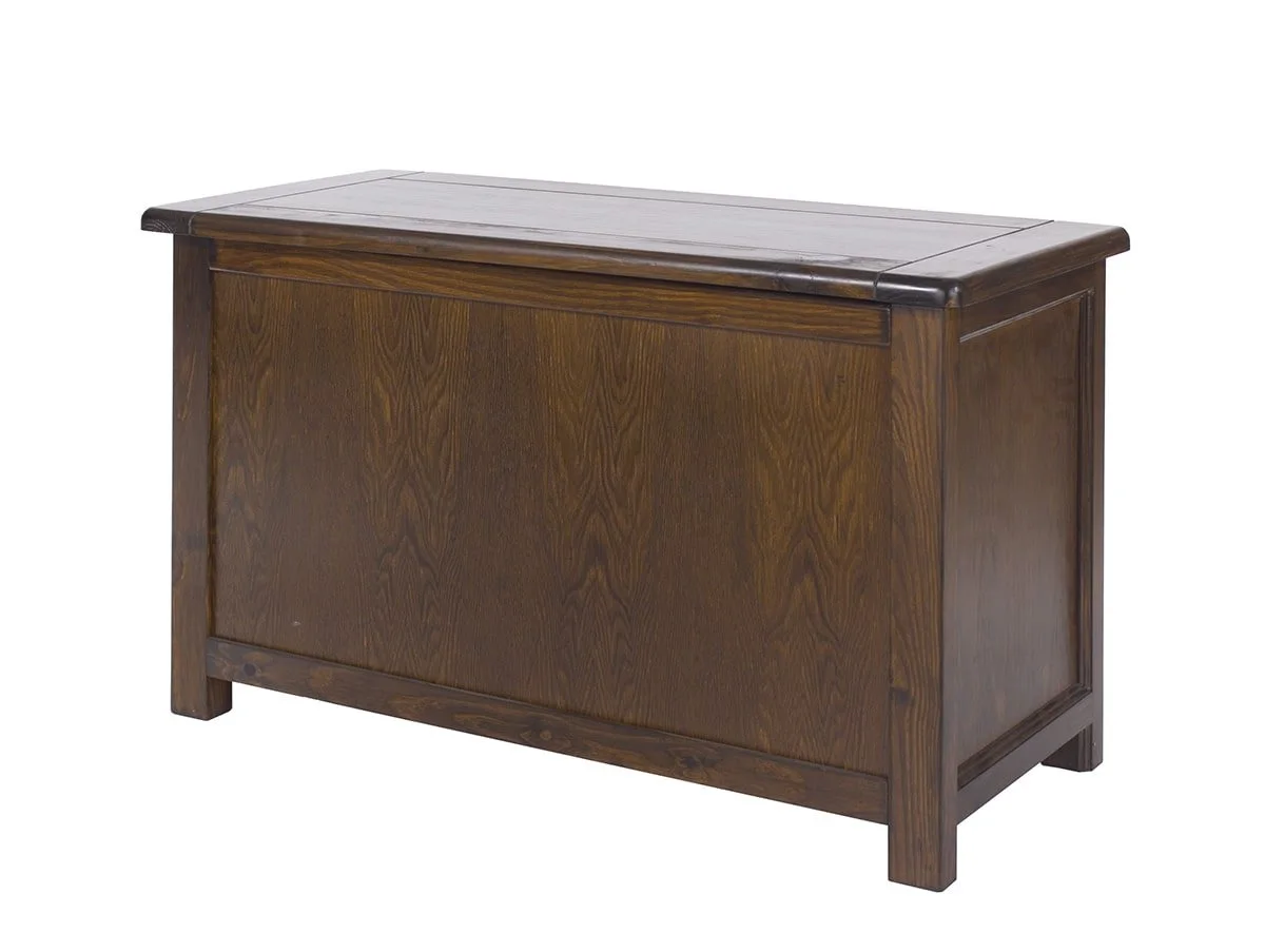 Core Core Boston Dark Antique Pine Wooden Blanket Box