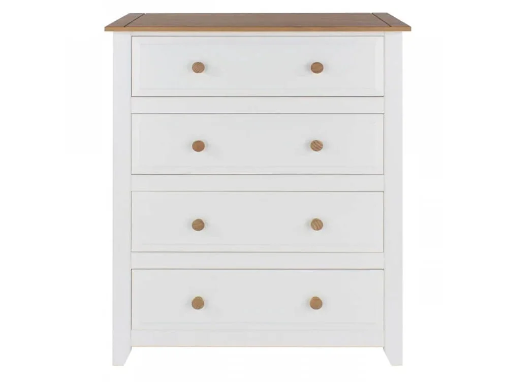 Core Core Capri White 4 Drawer Chest of Drawers