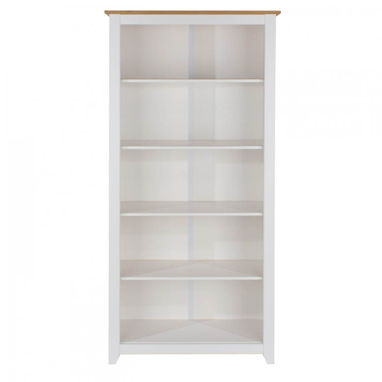 Core Products Core Capri White Tall Bookcase (Flat Packed)
