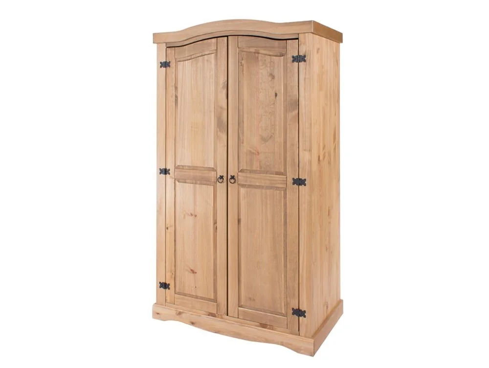 Core Core Corona 2 Door Pine Wooden Double Wardrobe