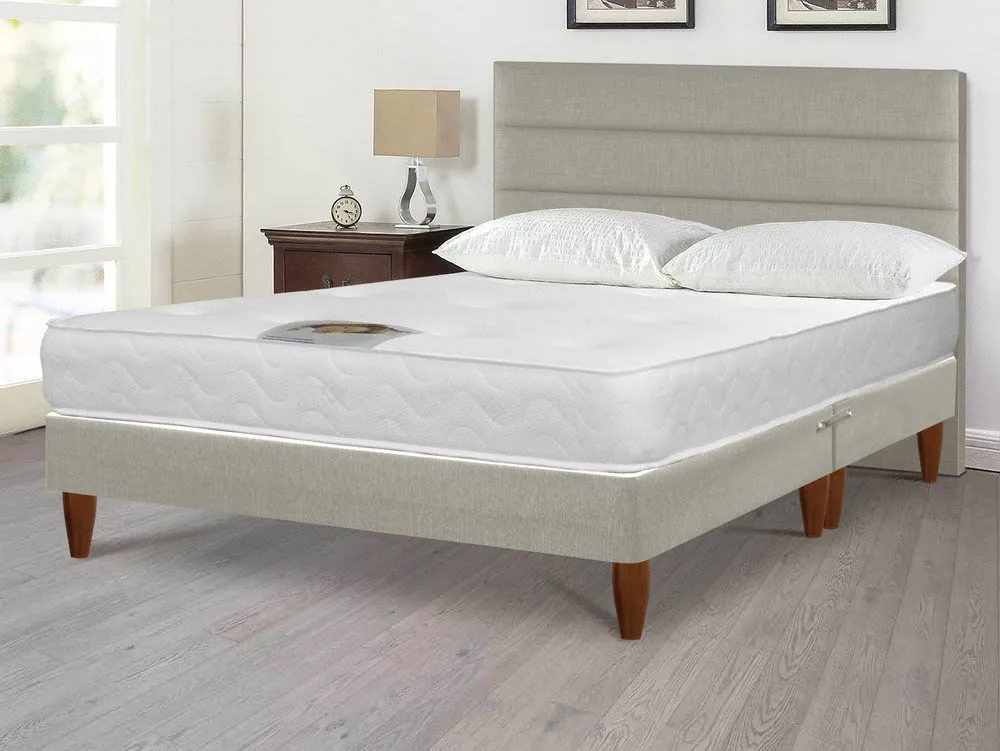 Deluxe Deluxe Memory Elite Pocket 1000 4ft Small Double Divan Bed on Legs