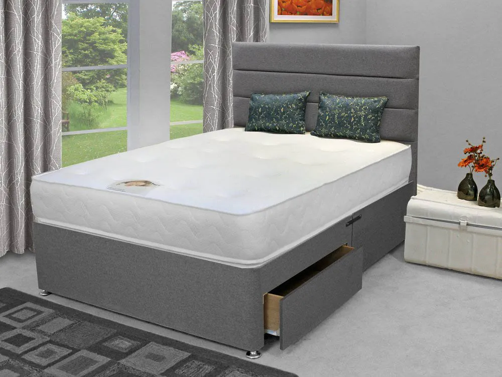 Deluxe Deluxe Memory Elite Pocket 1000 4ft6 Double Divan Bed