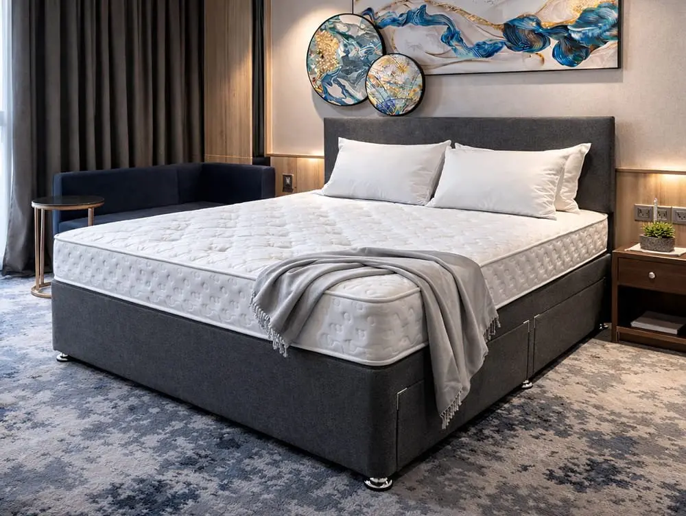 Deluxe Deluxe Memory Flex Medium Divan Bed