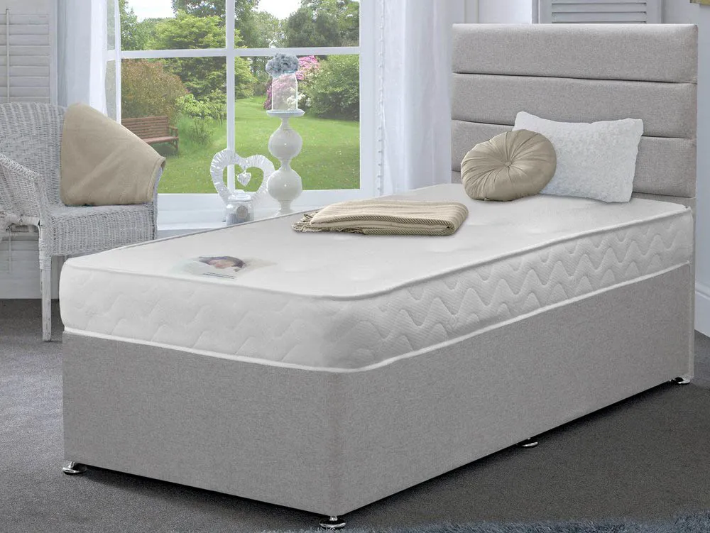 Deluxe Deluxe Memory Flex Medium 3ft Single Divan Bed