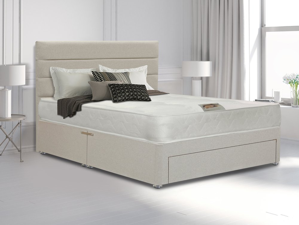 Deluxe Super Damask Orthopaedic 160 X, King Size Ottoman Bed Ikea