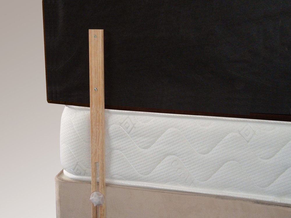 Dura Dura London 2ft6 Small Single Upholstered Fabric Strutted Headboard