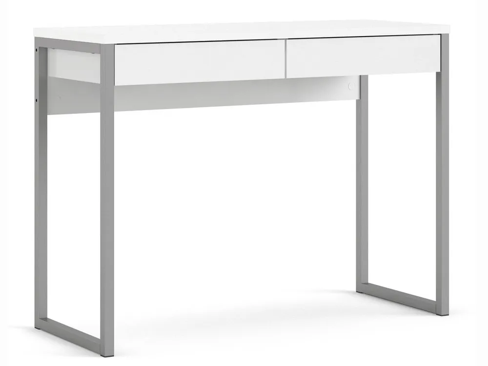 Furniture To Go Furniture To Go Function Plus White High Gloss 2 Drawer Desk
