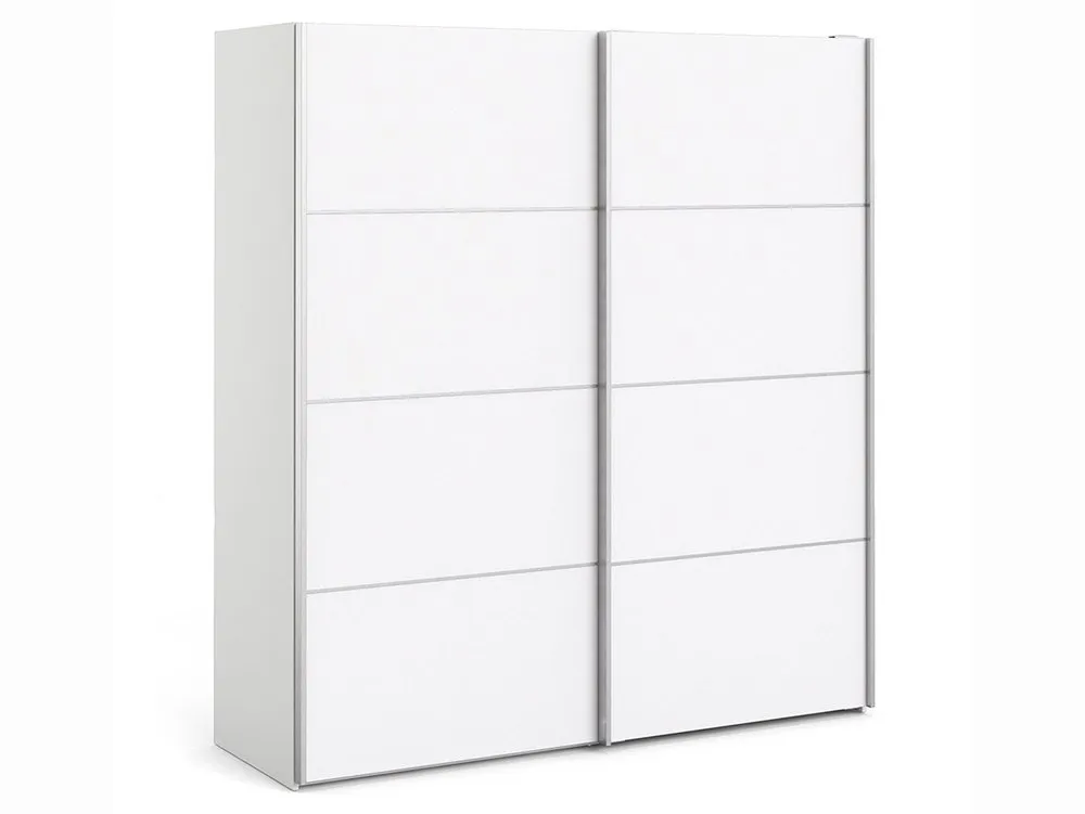 Furniture To Go Furniture To Go Verona White Sliding Door Large Double Wardrobe