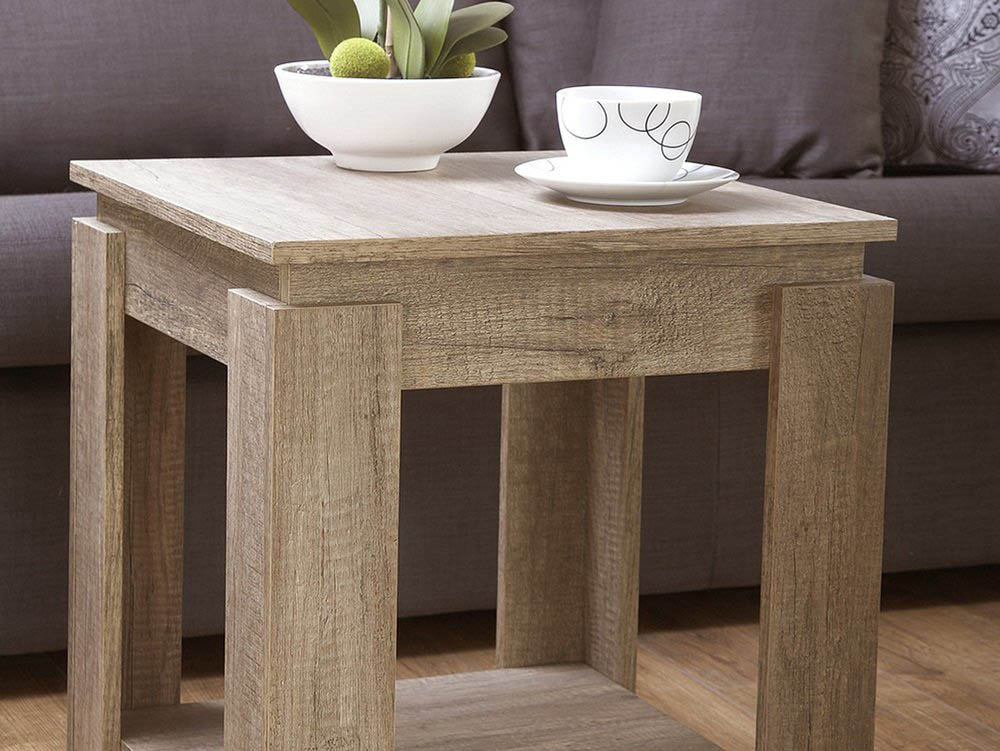 GFW GFW Canyon Oak Lamp Table (Flat Packed)