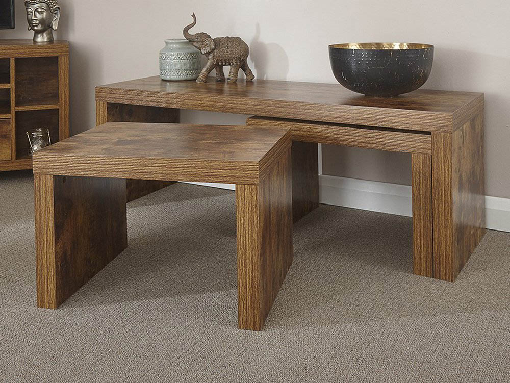 Gfw Jakarta Mango Wood Effect Long John Nest Of Tables Flat Packed Archers Sleepcentre Gfw Jakarta Mango Wood Effect Long John, Long John Nest Of Coffee Tables