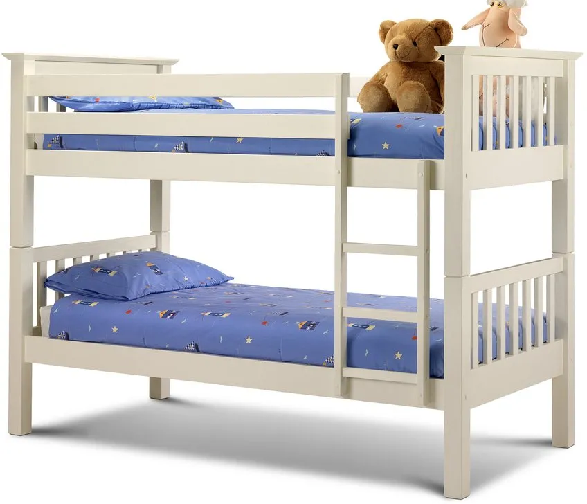 Julian Bowen Julian Bowen Barcelona Ivory Wooden Bunk Bed Frame