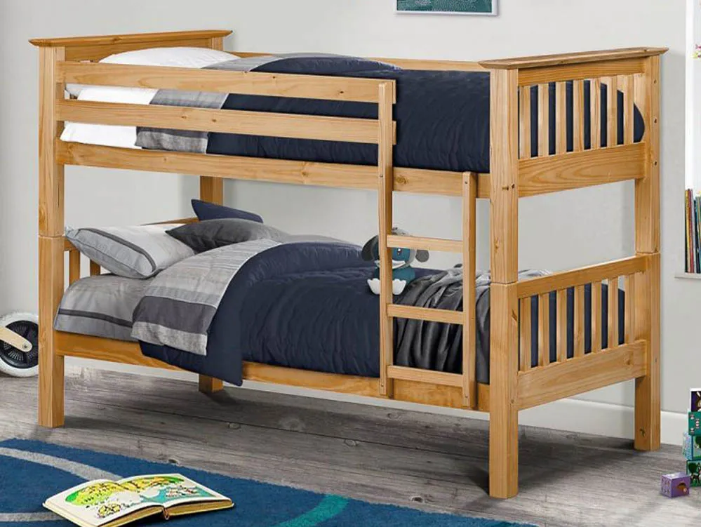 Julian Bowen Julian Bowen Barcelona Pine Wooden Bunk Bed Frame