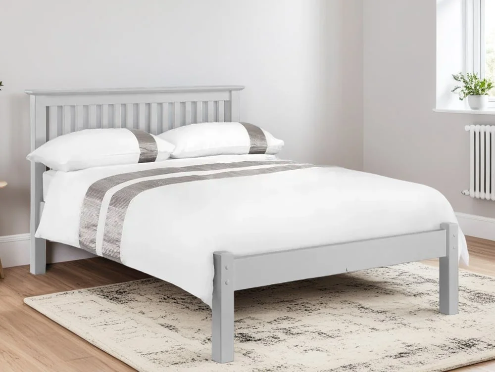 Julian Bowen Julian Bowen Barcelona Dove Grey Wooden Bed Frame (Low Footend)