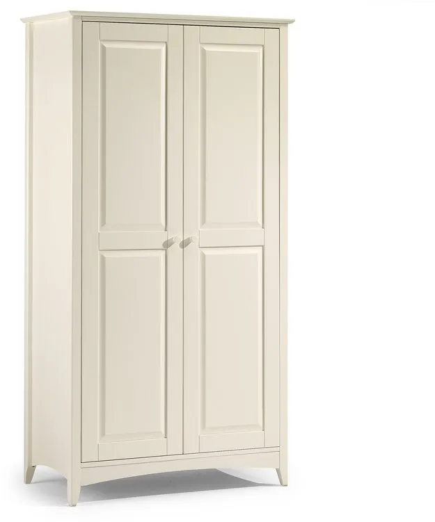 Julian Bowen Julian Bowen Cameo 2 Door Ivory Wooden Double Wardrobe