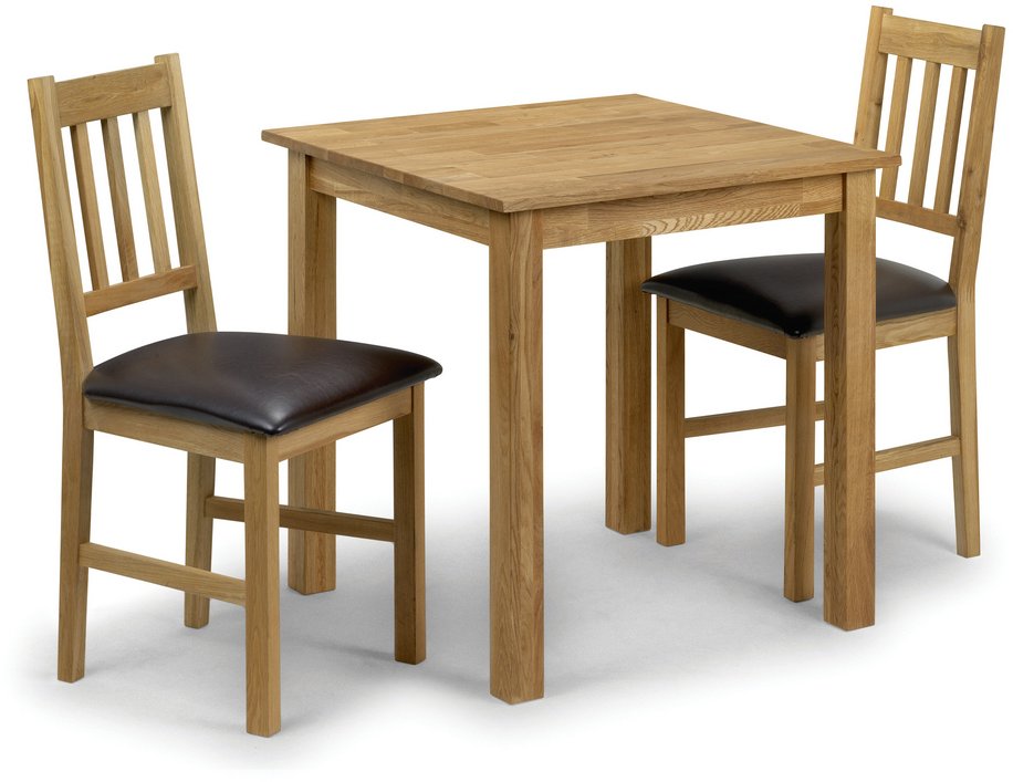 Julian Bowen Moor 75cm American, Table With 2 Chairs Set