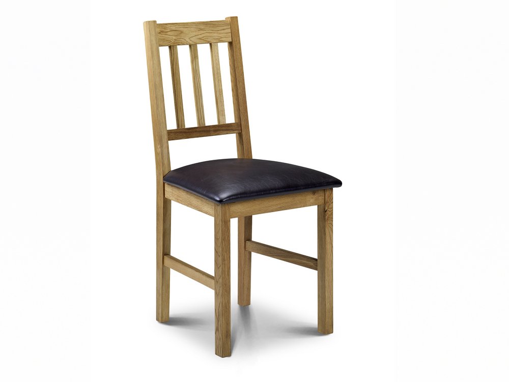Julian Bowen Julian Bowen Coxmoor 75cm American White Oak Dining Table and 2 Chairs Set