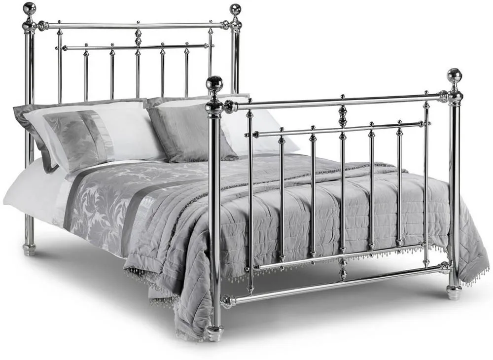 Julian Bowen Julian Bowen Empress 4ft6 Double Chrome Metal Bed Frame