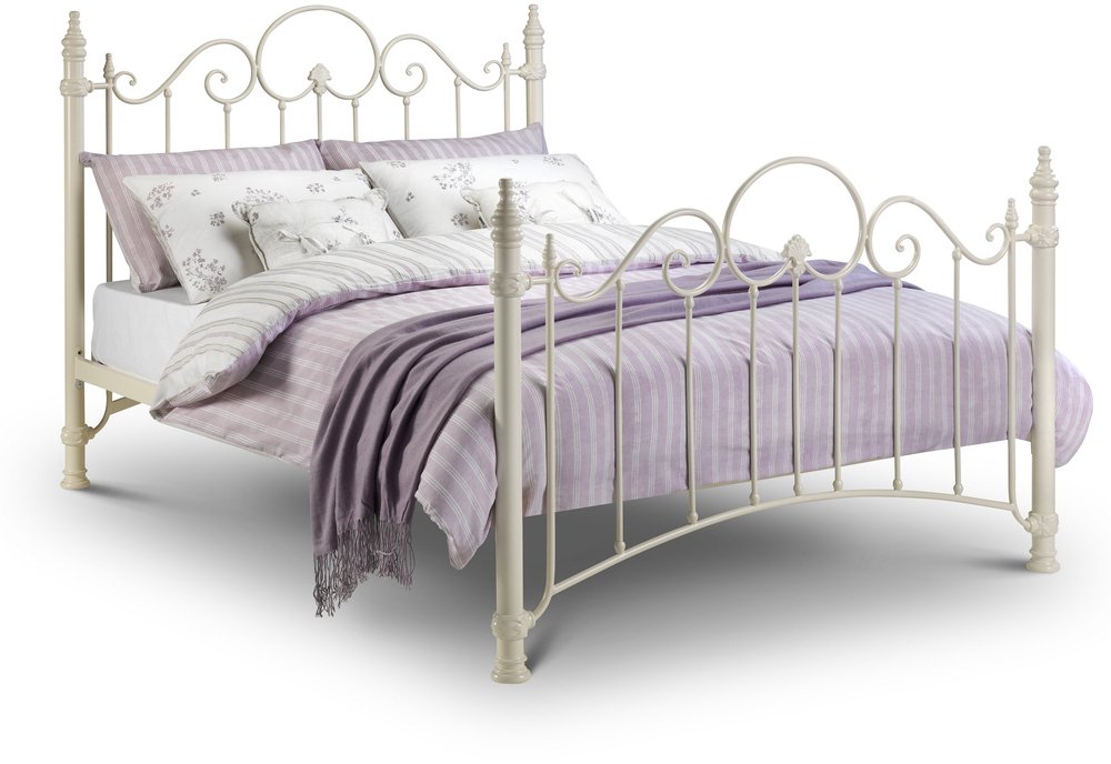Julian Bowen Julian Bowen Florence 4ft6 Double Ivory Metal Bed Frame