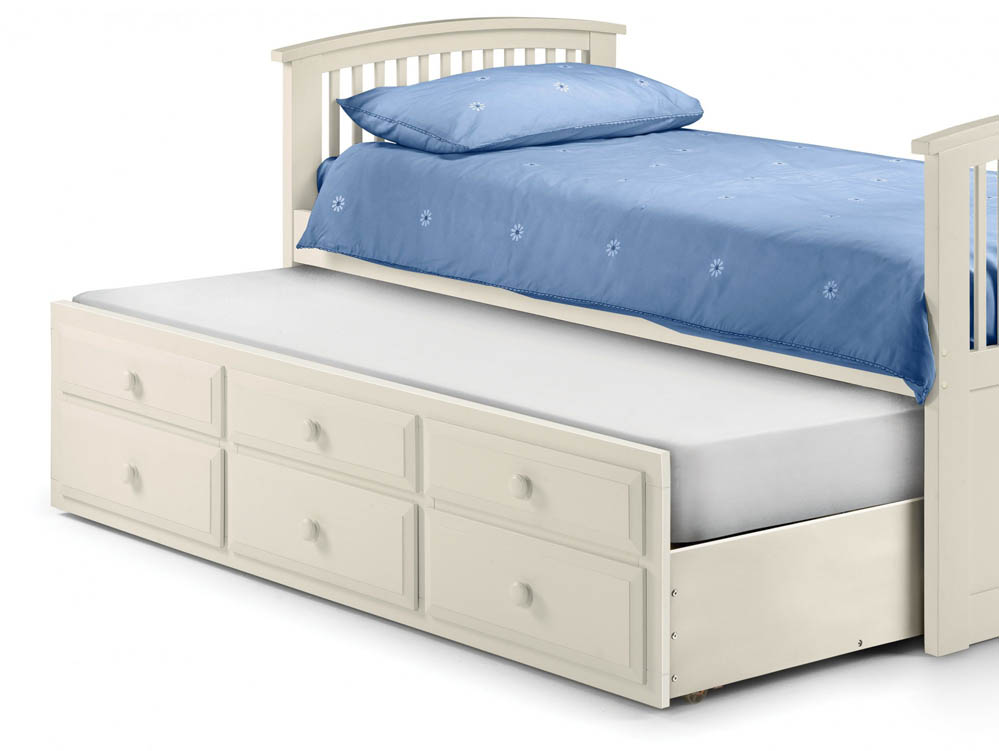 Julian Bowen Julian Bowen Hornblower Ivory Wooden Guest Bed Frame