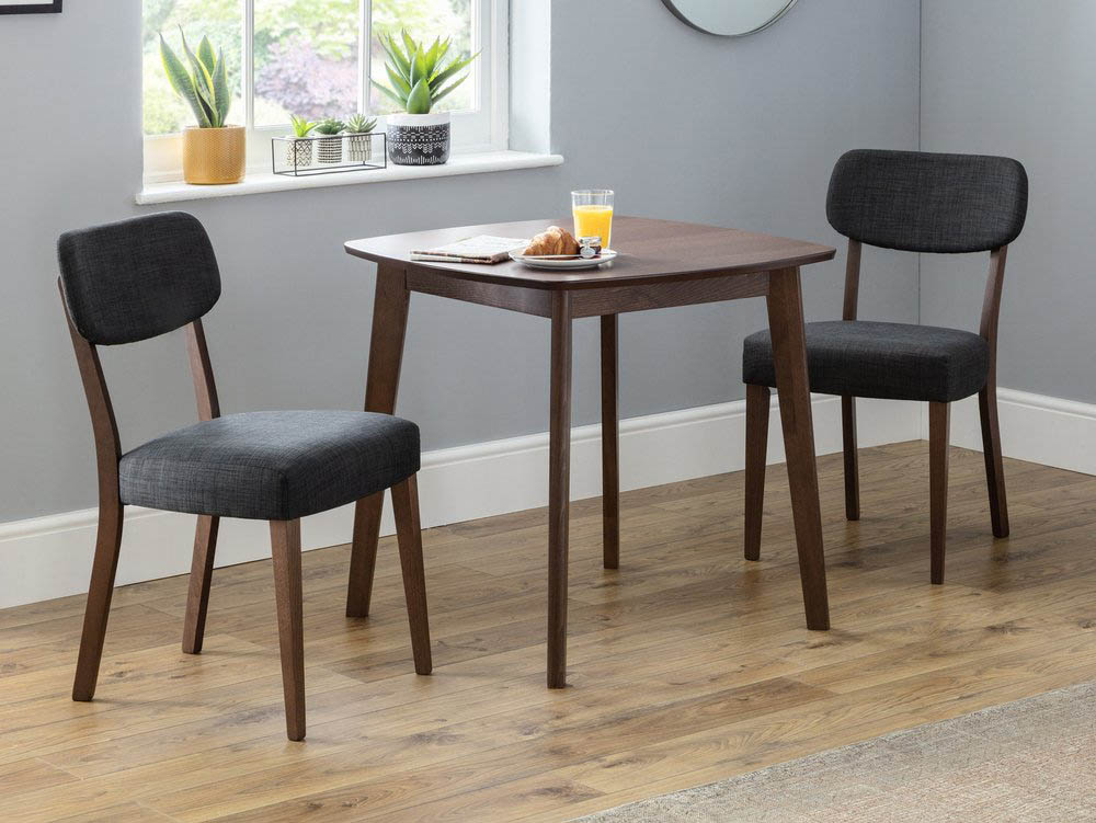 Julian Bowen Lennox Walnut Dining Table And 2 Farringdon Chair Set Archers Sleepcentre Julian Bowen Lennox Walnut Dining Table, 2 Seater Dining Table Set Uk