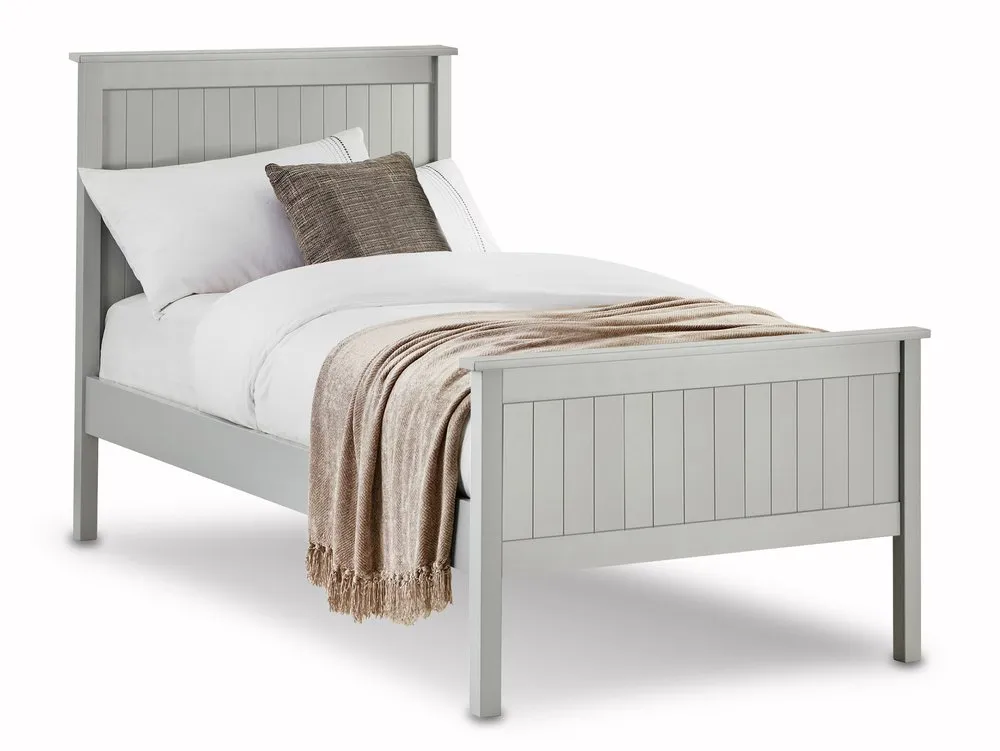 Julian Bowen Julian Bowen Maine 3ft Single Dove Grey Wooden Bed Frame