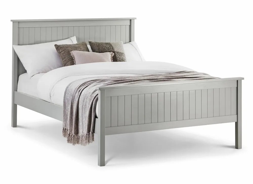 Julian Bowen Julian Bowen Maine 4ft6 Double Dove Grey Wooden Bed Frame