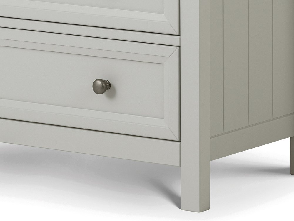 Julian Bowen Julian Bowen Maine Dove Grey 2 Door 1 Drawer Double Wardrobe (Flat Packed)