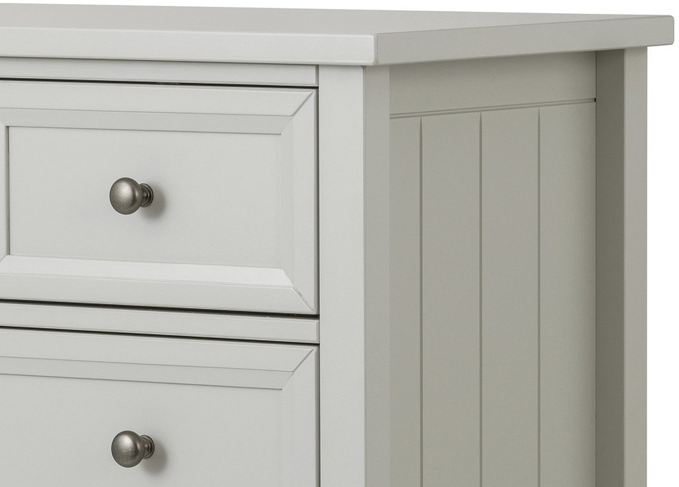 Julian Bowen Julian Bowen Maine Dove Grey 6 Drawer Chest of Drawers (Flat Packed)