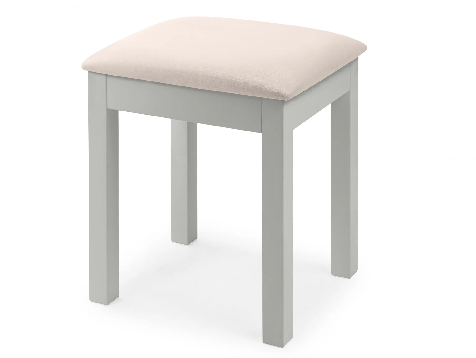 Julian Bowen Julian Bowen Maine Dove Grey Wooden Dressing Table Stool