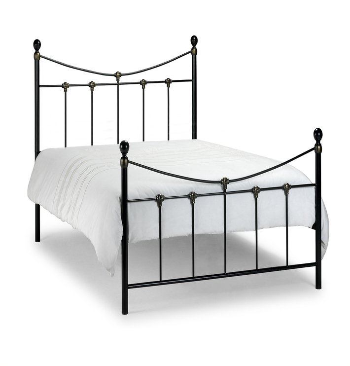 Julian Bowen Julian Bowen Rebecca 3ft Single Black Metal Bed Frame
