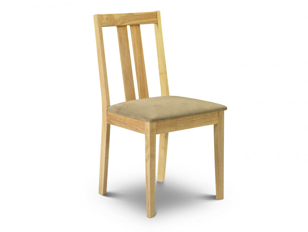 Julian Bowen Julian Bowen Rufford 80cm Hardwood Extending Dining Table and 4 Chairs Set