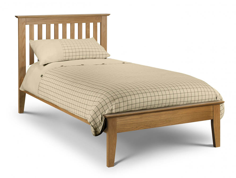 Julian Bowen Julian Bowen Salerno 3ft Single Oak Wooden Bed Frame