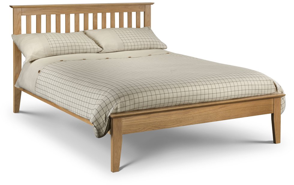 Julian Bowen Julian Bowen Salerno 5ft King Size Oak Wooden Bed Frame