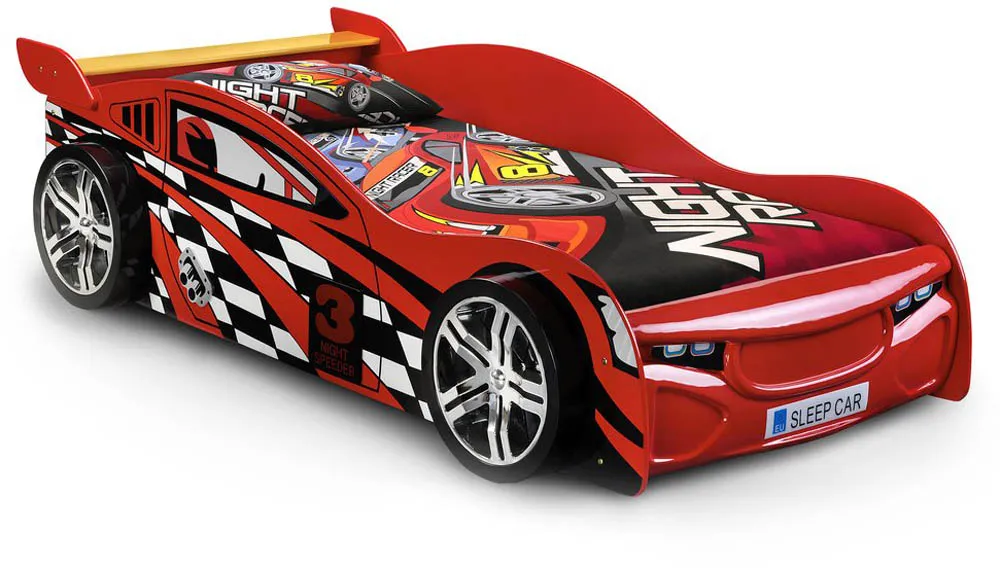 Julian Bowen Julian Bowen Scorpion 3ft Single Red Racing Car Bed Frame