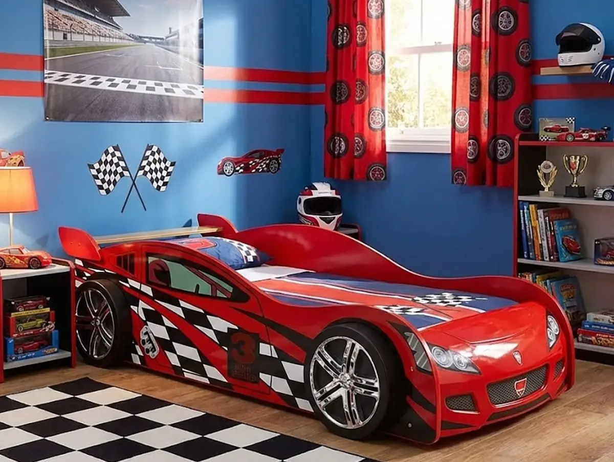 Julian Bowen Julian Bowen Scorpion Red Racing Car Bed Frame