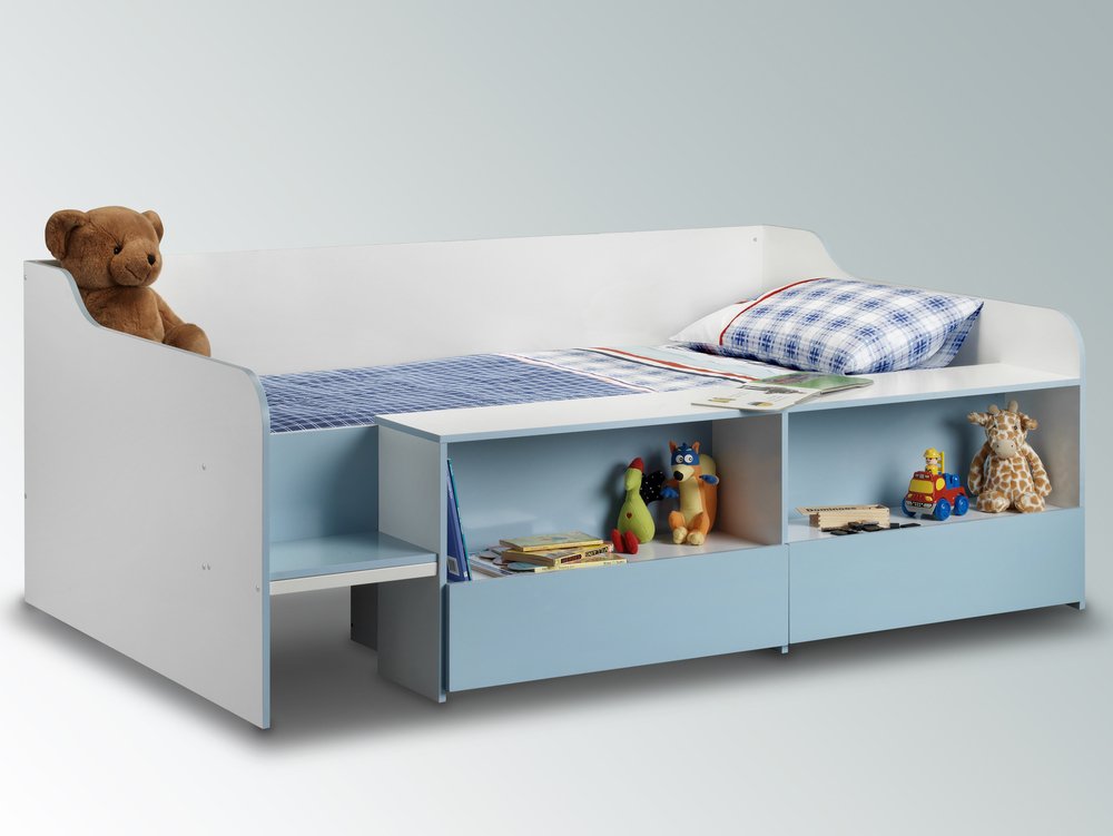 Julian Bowen Julian Bowen Stella 3ft Single Blue and White Cabin Bed Frame