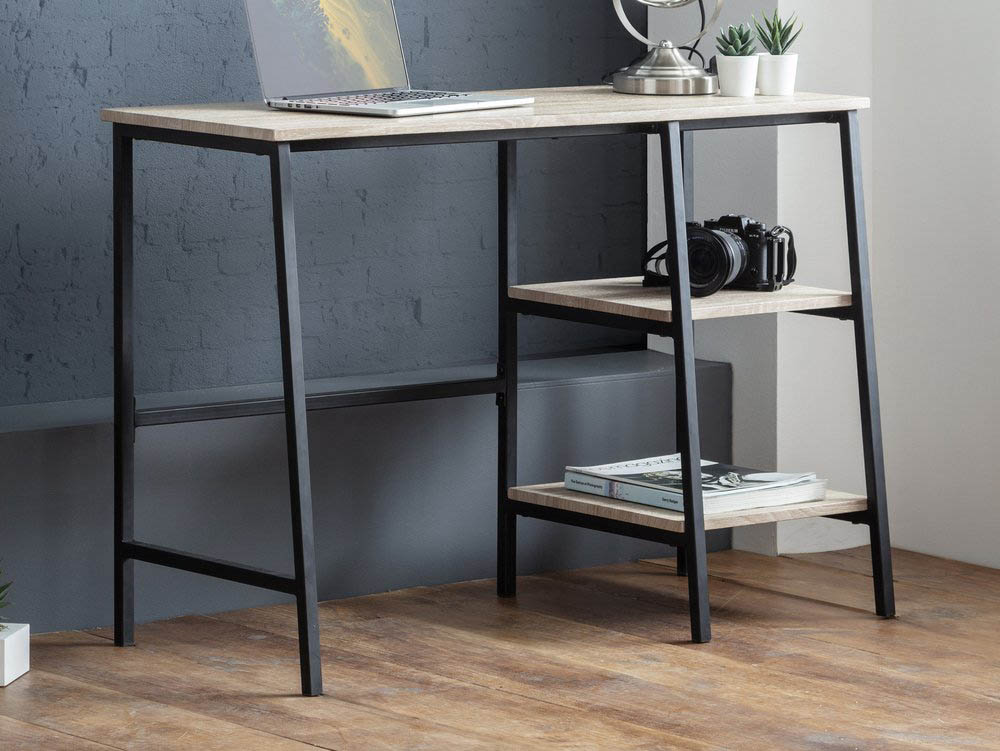 Julian Bowen Julian Bowen Tribeca Sonoma Oak Desk (Flat Packed)