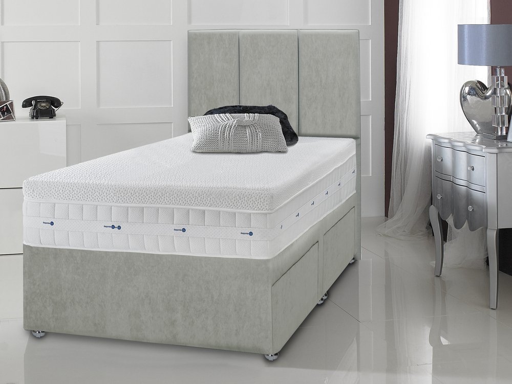 Kaymed Kaymed Signature Response Gel Pocket 1600 3ft Single Mattress with Athena Divan Base