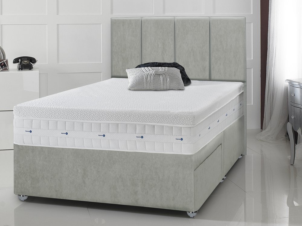 Kaymed Kaymed Signature Response Gel Pocket 1600 5ft King Size Mattress with Athena Divan Base