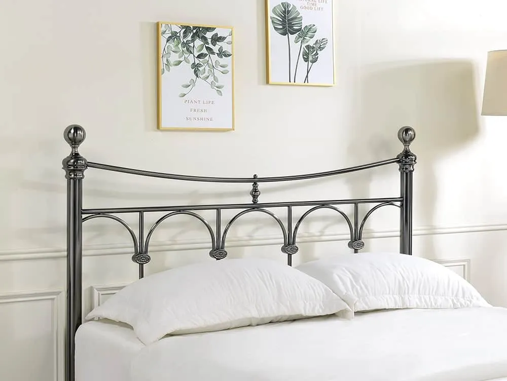 Limelight Limelight Sigma Antique Nickel Metal Bed Frame