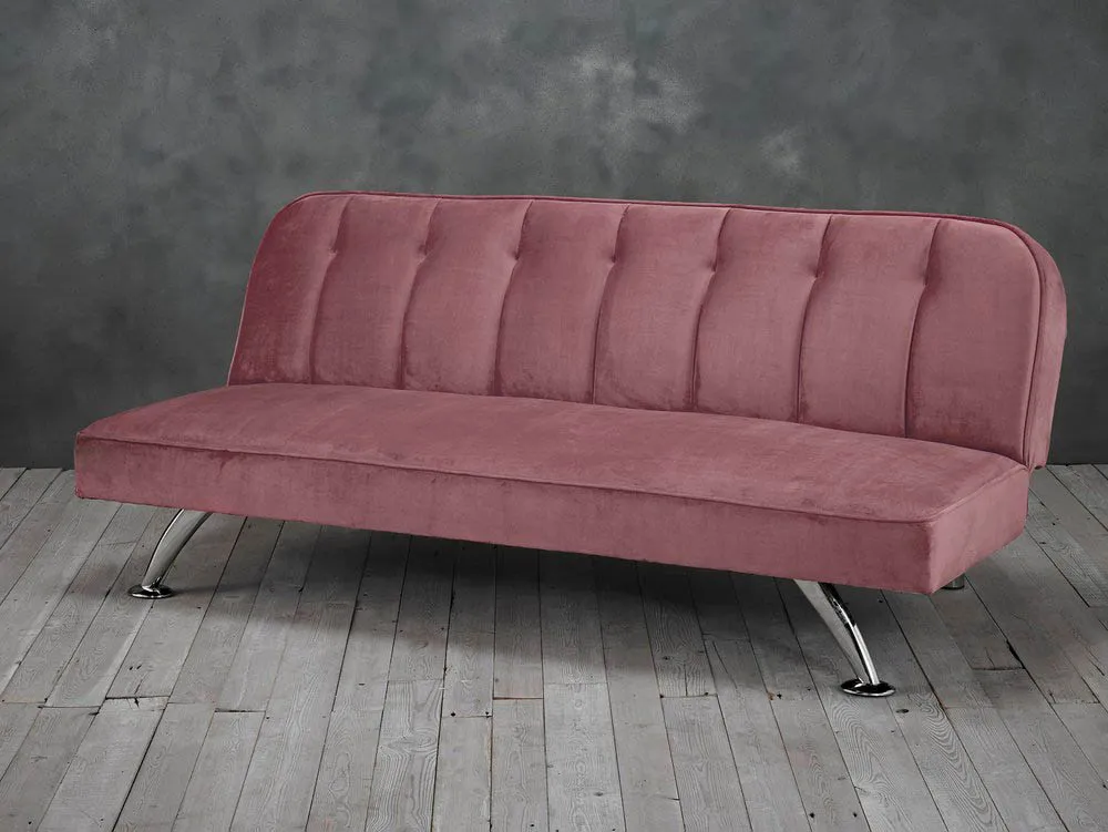 LPD LPD Brighton Pink Fabric Sofa Bed