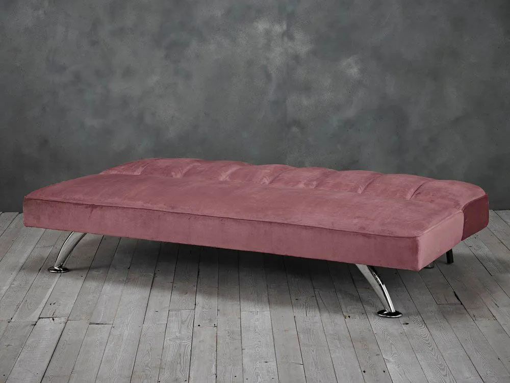 LPD LPD Brighton Pink Fabric Sofa Bed