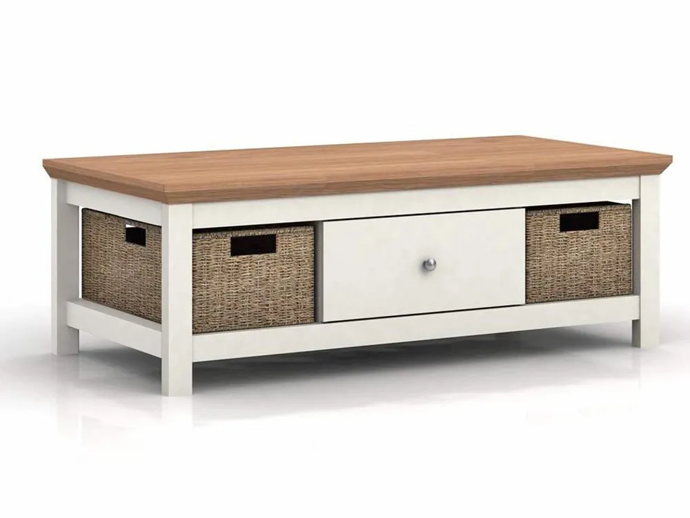 LPD LPD Cotswold Cream and Oak Coffee Table